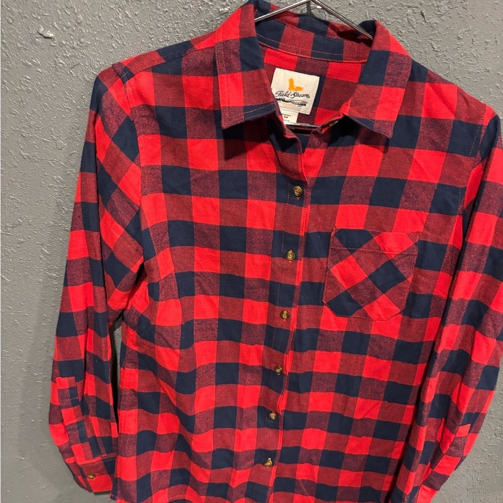 Field & Stream Red and Black Checkered Men's Shirt